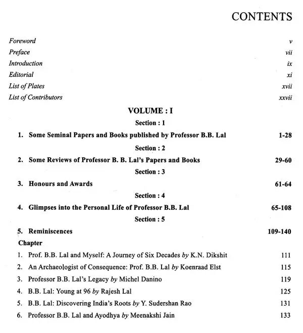 Felicitating A Legendary Archaeologist Prof B.B.Lal (Set of 3 Volumes) - Retail Maharaj