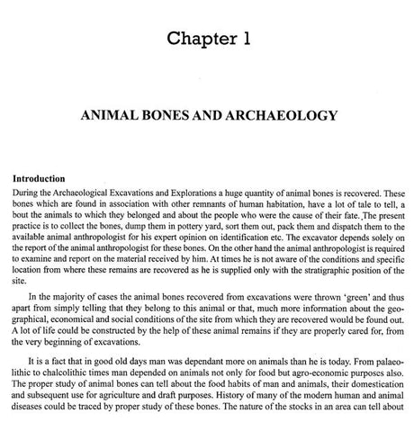 Animal Bones and Archaeology - Retail Maharaj