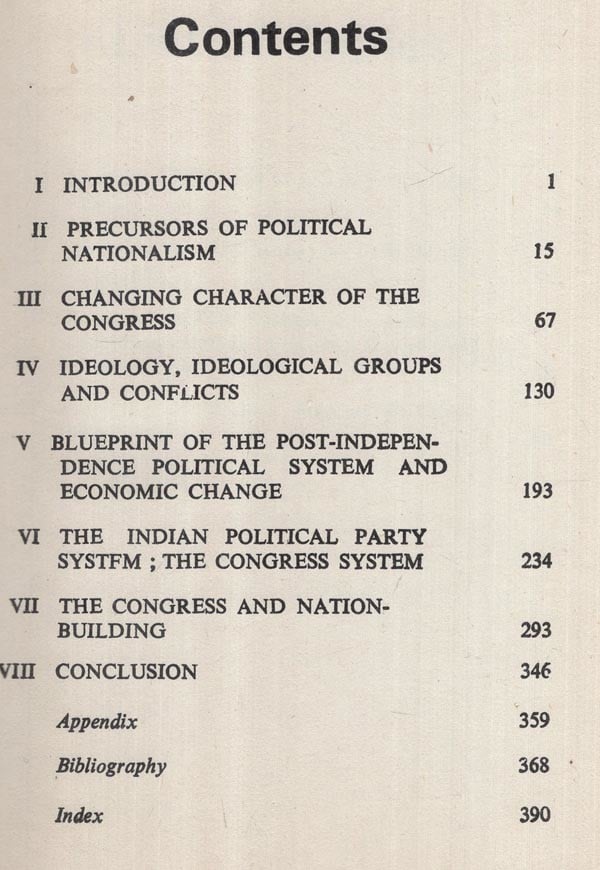 The Indian National Congress: An Analytical Biography (An Old and Rare Book) - Retail Maharaj