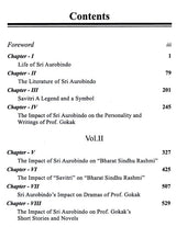 Impact of Sri Aurobindo on Prof. V.K. Gokak (Set of 2 Volumes) - Retail Maharaj