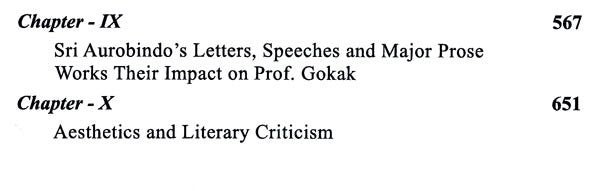 Impact of Sri Aurobindo on Prof. V.K. Gokak (Set of 2 Volumes) - Retail Maharaj