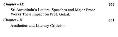 Impact of Sri Aurobindo on Prof. V.K. Gokak (Set of 2 Volumes) - Retail Maharaj