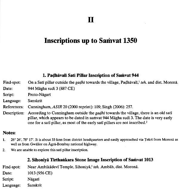 Inscriptions of Morena-Sheopur Material for the History of Gopadri Region - Retail Maharaj