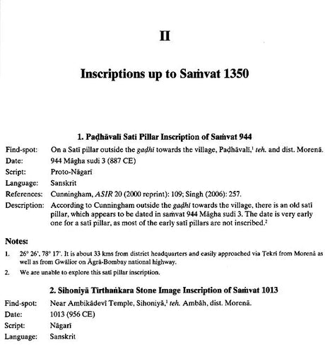 Inscriptions of Morena-Sheopur Material for the History of Gopadri Region - Retail Maharaj