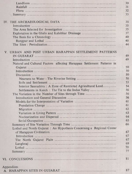 Indus Civilization in Saurashtra (An Old and Rare Book) - Retail Maharaj