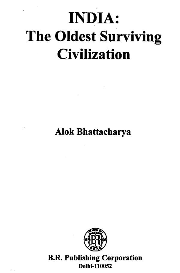 India (The Oldest Surviving Civiliaztion) - Retail Maharaj