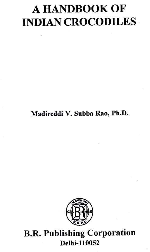 Handbook of Indian Crocodiles - Retail Maharaj