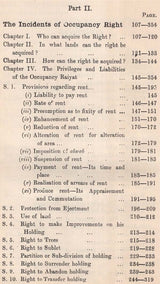 History and Incidents of Occupancy Right- Together with-an Introduction Dealing with Land Tenure in Ancient India (An Old and Rare Book) - Retail Maharaj