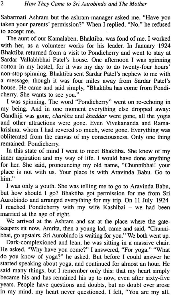 How They Came to Sri Aurobindo and The Mother (Twenty-Nine True Stories of Sadhaks and Devotees): In Four Volumes (An Old and Rare Book) - Retail Maharaj