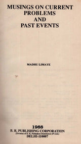 Musings on Current Problems and Past Events (An Old and Rare Book) - Retail Maharaj