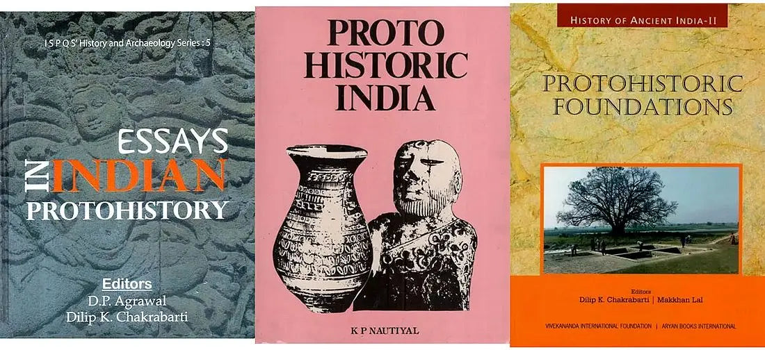 Protohistory of India ( Set of 3 Books ) - Retail Maharaj