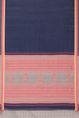 Handwoven Tangail Cotton-Silk Saree with Tassel