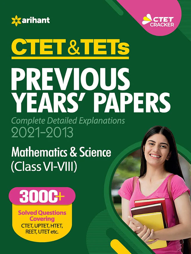 CTET & TETs Previous Years' Papers Mathematics & Science (Class VI-VIII) - Retail Maharaj