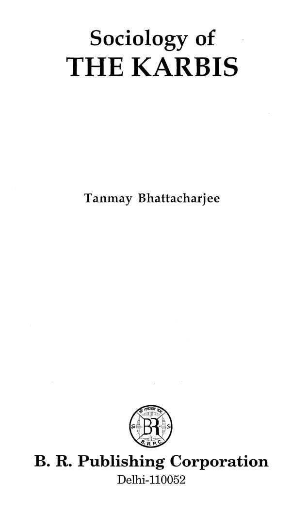 Sociology of the Karbis - Retail Maharaj