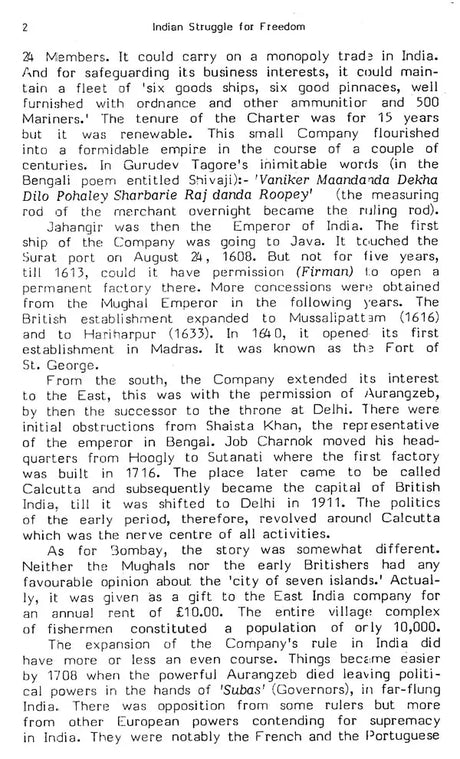 Indian Struggle for Freedom - Retail Maharaj