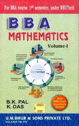 B B A Mathematics (Volume I) - Retail Maharaj