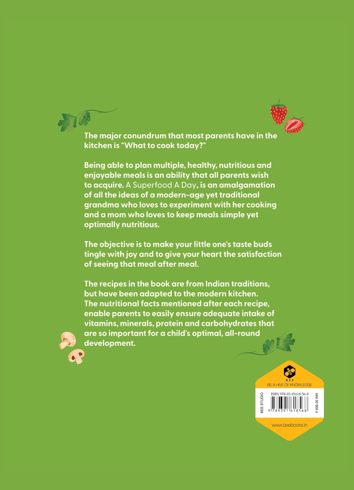 A Superfood A Day | A Cookbook for Growing Children | Foreword by Soha Ali Khan | Abhilasha Sethia and Vidhi Beri - Retail Maharaj