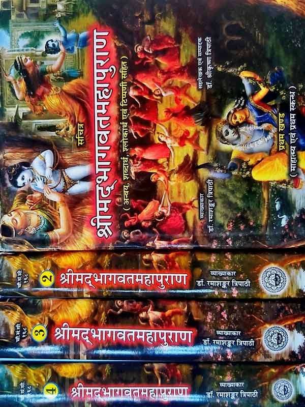 श्रीमद्भागवत महापुराण  Srimad Bhagwat Mahapuran (5 vol.) - Retail Maharaj