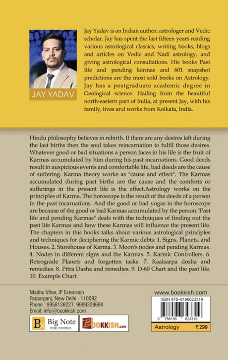 Past Life and Pending Karmas: Vedic Astrology Book for Beginners [English] - Retail Maharaj