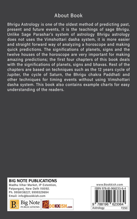 Timing Events Without Dasha - Bhrigu Astrology [English] - Retail Maharaj
