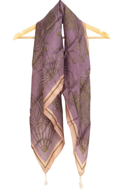 Calcutta Retro – Handwoven Printed Scarf - Retail Maharaj