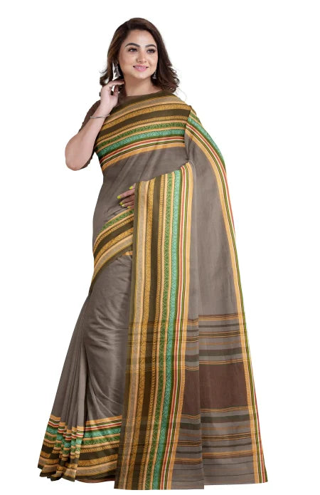 Begumpuri Cotton Saree – Multi Colour - Retail Maharaj