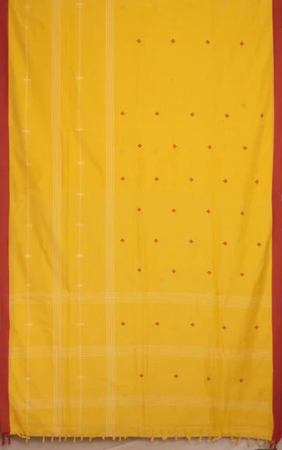 Begumpuri Cotton Saree – Yellow - Retail Maharaj