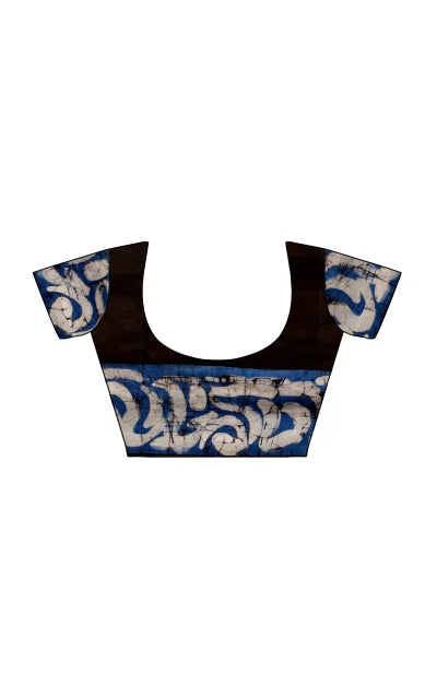 Calcutta Retro – Batik Silk Saree – Multi Colour - Retail Maharaj