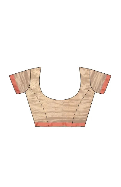 Calcutta Retro – Off-White Tangail Tussar Silk Saree - Retail Maharaj