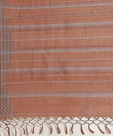 Handwoven Brown Jamdani Silk Saree - Retail Maharaj