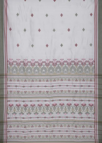 Handwoven Tangail Silk Saree – Multi Colour - Retail Maharaj