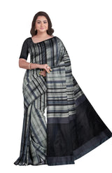 Handwoven Tangail Silk Saree – Shades of Blue - Retail Maharaj
