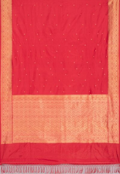 Red Tangail Silk Saree - Retail Maharaj