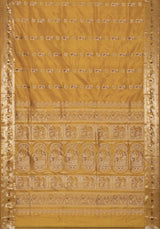 Swarnachari Silk Saree – Mustard Yellow - Retail Maharaj