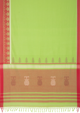Tangail Cotton Saree – Green - Retail Maharaj