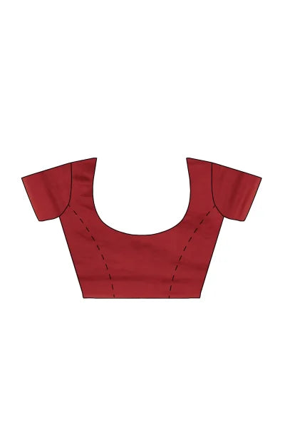 Tangail Zari Silk Saree – Violet and Red - Retail Maharaj