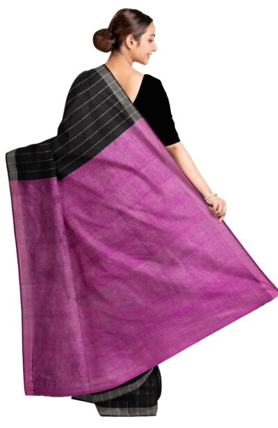 Tangail Zari Silk Saree with Tassel - Retail Maharaj
