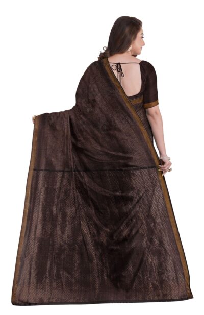 Tangail Zari Silk Saree with Tassel - Retail Maharaj