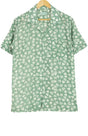 Batik Printed Cotton Shirt – Light Green - Retail Maharaj