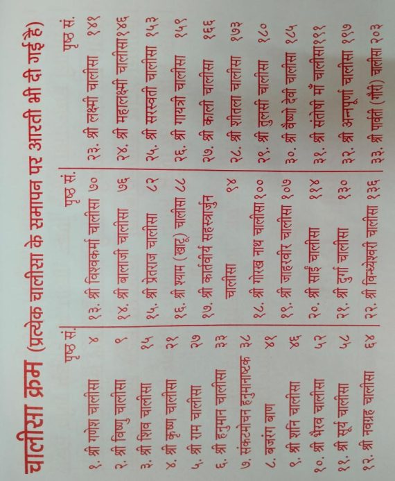31 Chalisa Collection with Aartis – Chalisa Sangrah / 31 चालीसा संग्रह आरतियों सहित – CHALISA SANGREH - Retail Maharaj