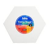 Boss of Art White Canvas Board Premium Cotton Assorted Shapes and Sizes - Retail Maharaj