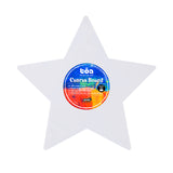 Boss of Art White Canvas Board Premium Cotton Assorted Shapes and Sizes - Retail Maharaj