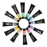Brustro Artists Acrylic Pastel Colour Set Soft Bodied 12 Shades 12ml Tubes