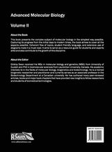 Advanced Molecular Biology: Volume II: 2 - Retail Maharaj