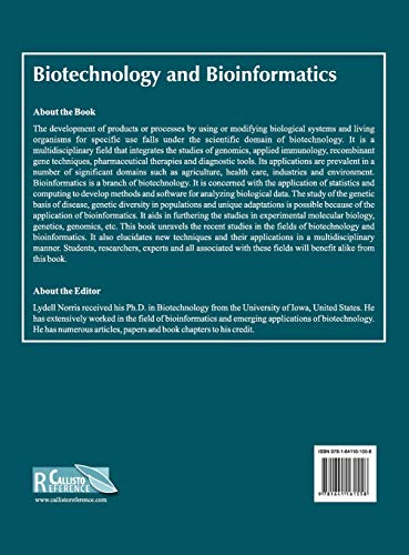 Biotechnology and Bioinformatics - Retail Maharaj