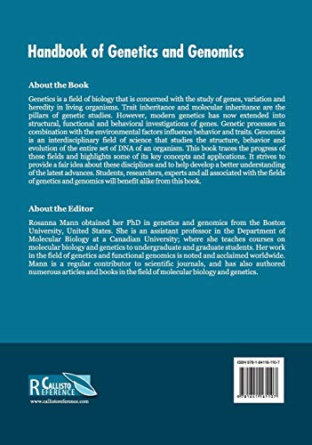 Handbook of Genetics and Genomics - Retail Maharaj