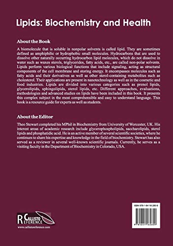 Lipids: Biochemistry and Health - Retail Maharaj