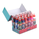 Camel Fluid Acrylic Colours Set of 18 Shades Pouring Ready Vibrant Fluid Paints for Art Canvas Craft and Mixed Media