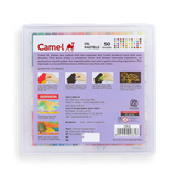 Camel Oil Pastels Set of 12 & Set of 50 – Assorted Shades with Scraping Tool for Professional Drawing & Art Creations