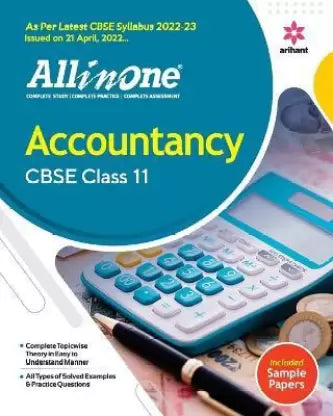 CBSE All In One Accountancy Class 11 2022-23 Edition (As per latest CBSE Syllabus issued on 21 April 2022) - Retail Maharaj